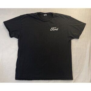 XL Black Delta Pro Weight Ford T-Shirt Texas Graphic On Back